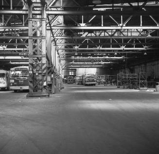 T.T.C., garage, Parkdale Garage, Sorauren Avenue, north east corner Wabash Avenue, Interior