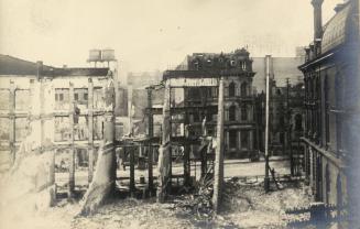 Fire (1904), aftermath of fire, Front St