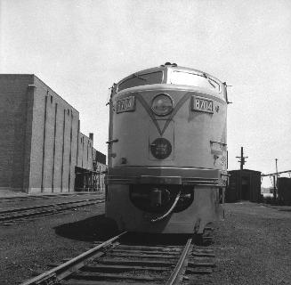 C.N.R. #8704, at C.N.R. Mimico Yards, between Royal York Road & Kipling Avenue (Toronto)