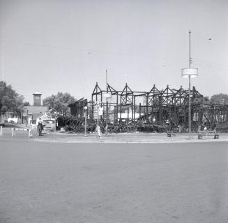 Bird's Restaurant, aftermath of fire of 1 August 1955