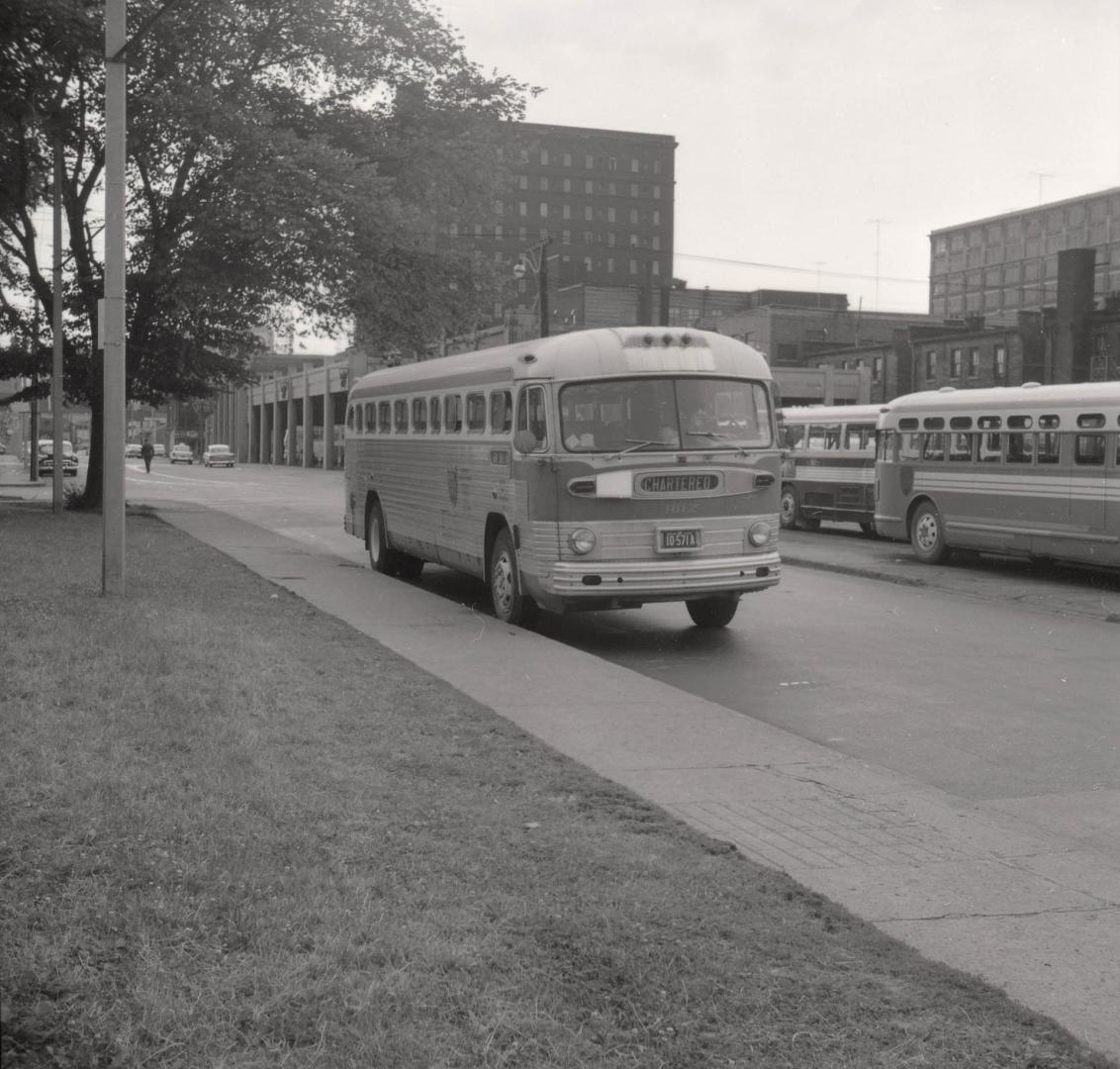 Edward St., looking east from west of Elizabeth St., Toronto, Ontario