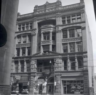 Manning arcade, King Street West, north side, between Yonge & Bay Streets