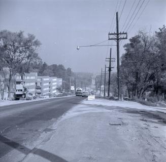 Yonge Street looking north from Ivor Road