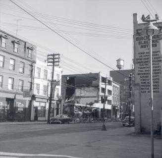 King Street East, looking north east from east of Jarvis St