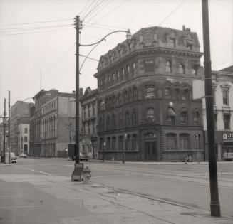 Wellington Street East, looking east from Yonge Street, Toronto, Ontario