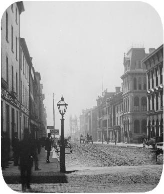 Yonge Street, S. of King St., looking south from King St