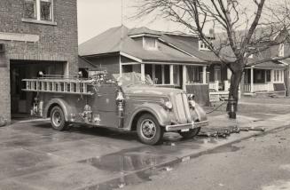 Fire Hall, York, Hollis St., north side, east of Weston Road, Toronto, Ontario