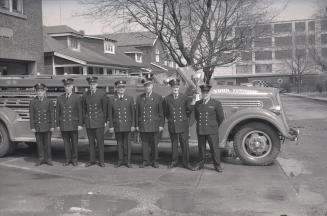 Fire Hall, York, Hollis St., north side, east of Weston Road., Toronto, Ontario