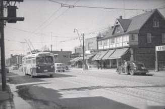 Weston Road., looking northwest from north of Hollis St., Toronto, Ontario