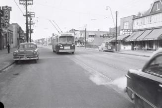 Weston Road, looking northwest from north of Hollis St