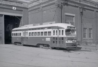 T.T.C., #4321, at Lansdowne carhouse, Lansdowne Avenue, northwest corner Paton Road