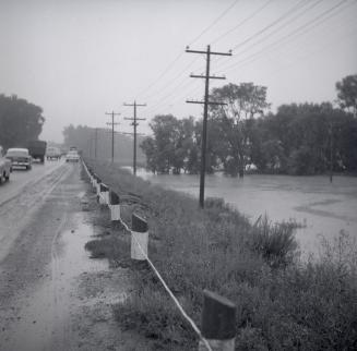 Humber River, looking north along Albion Road