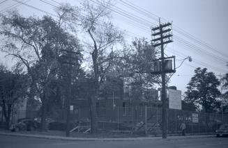 Church St. Public School (1872-1956), Church St., southeast corner Alexander St., during demolition