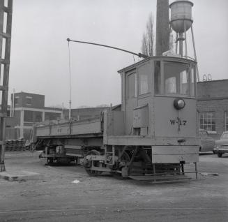 Image shows a TTC dump car.