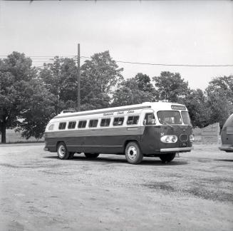 Newmarket Coach Lines, bus #32, at Newmarket Coach Lines garage