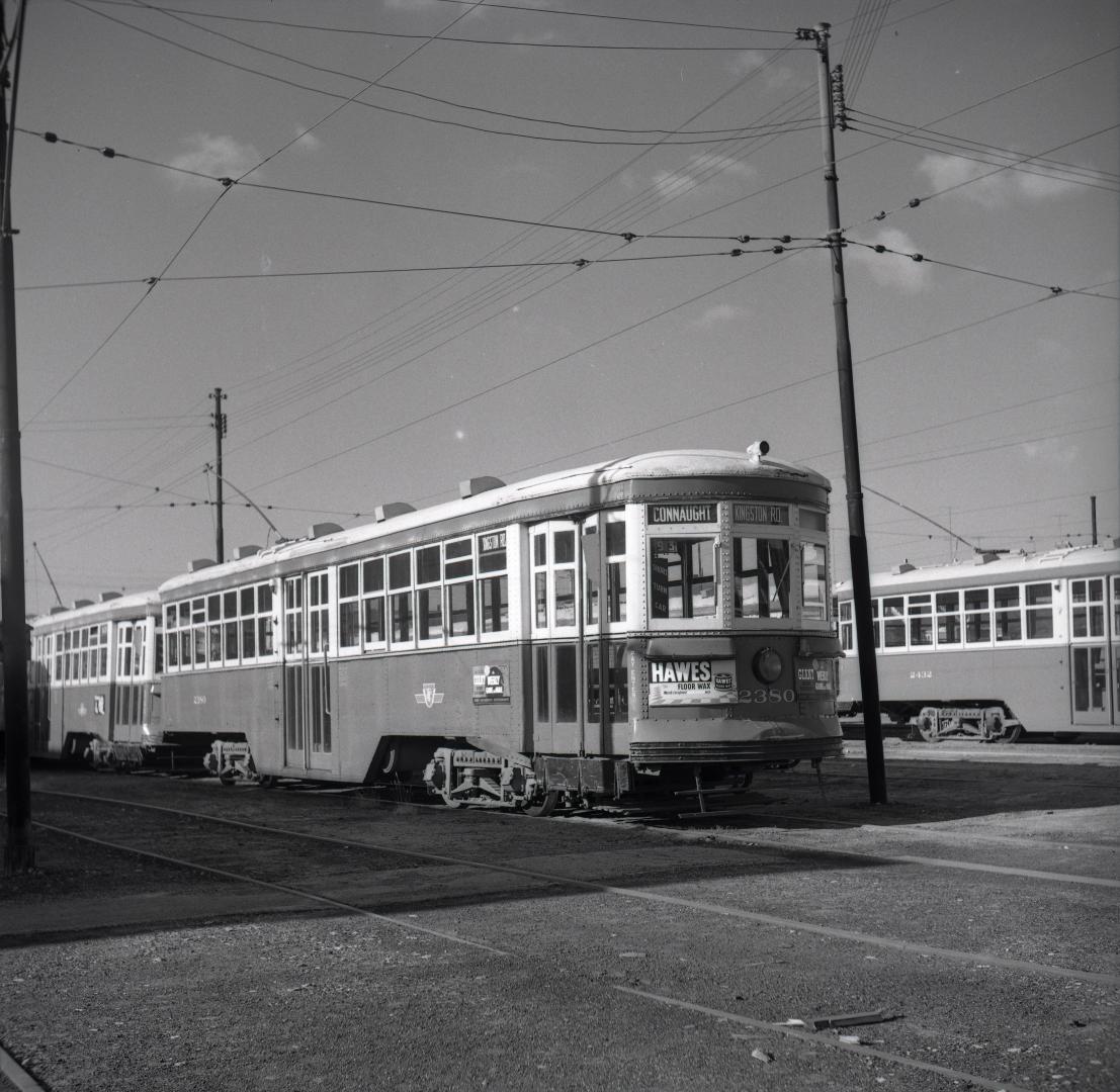 T.T.C., #2380, at Russell carhouse