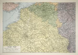 War map published by the Mail Printing Co