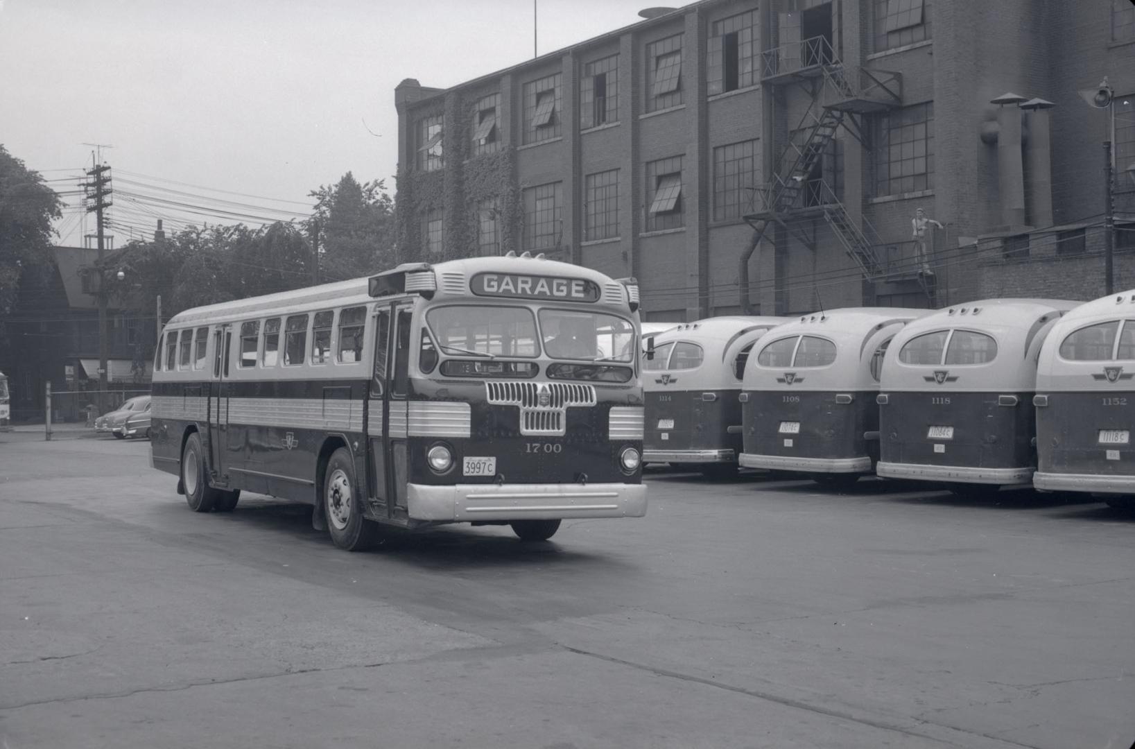 Danforth Bus Lines, bus #65, at T