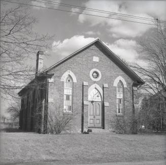 Claremont Wesleyan Methodist Church, Weston Road, east side, north of Finch Avenue West. Image …