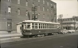 Bathurst St., east side, looking southeast from south of King Street West