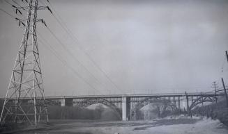 Bloor Street East, Bloor St. Viaduct (Don Valley), looking north