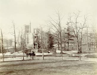 Volunteers' Monument, Queen's Park, west side Queen's Park Crescent West, south of Wellesley St