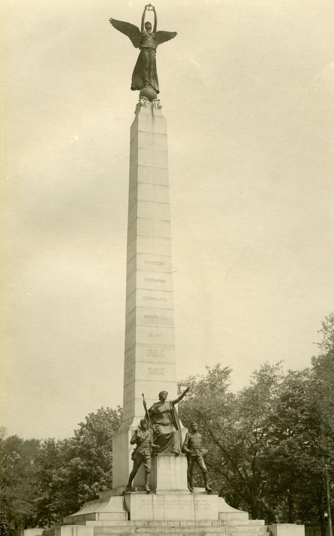 South African War Memorial, University Avenue, north of Queen Street West