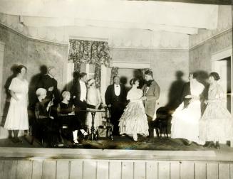 Toronto Public Library, Beaches Branch, Queen Street East, south side, west of Lee Avenue, INTERIOR, showing play presented by Beaches Library Drama League