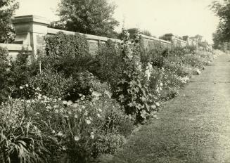 Image shows a road uphill with a fence on the left.