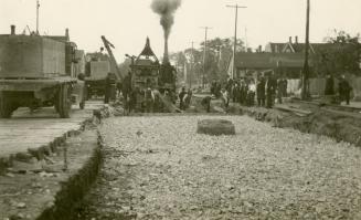 Bay St., looking north from north of Bloor Street West