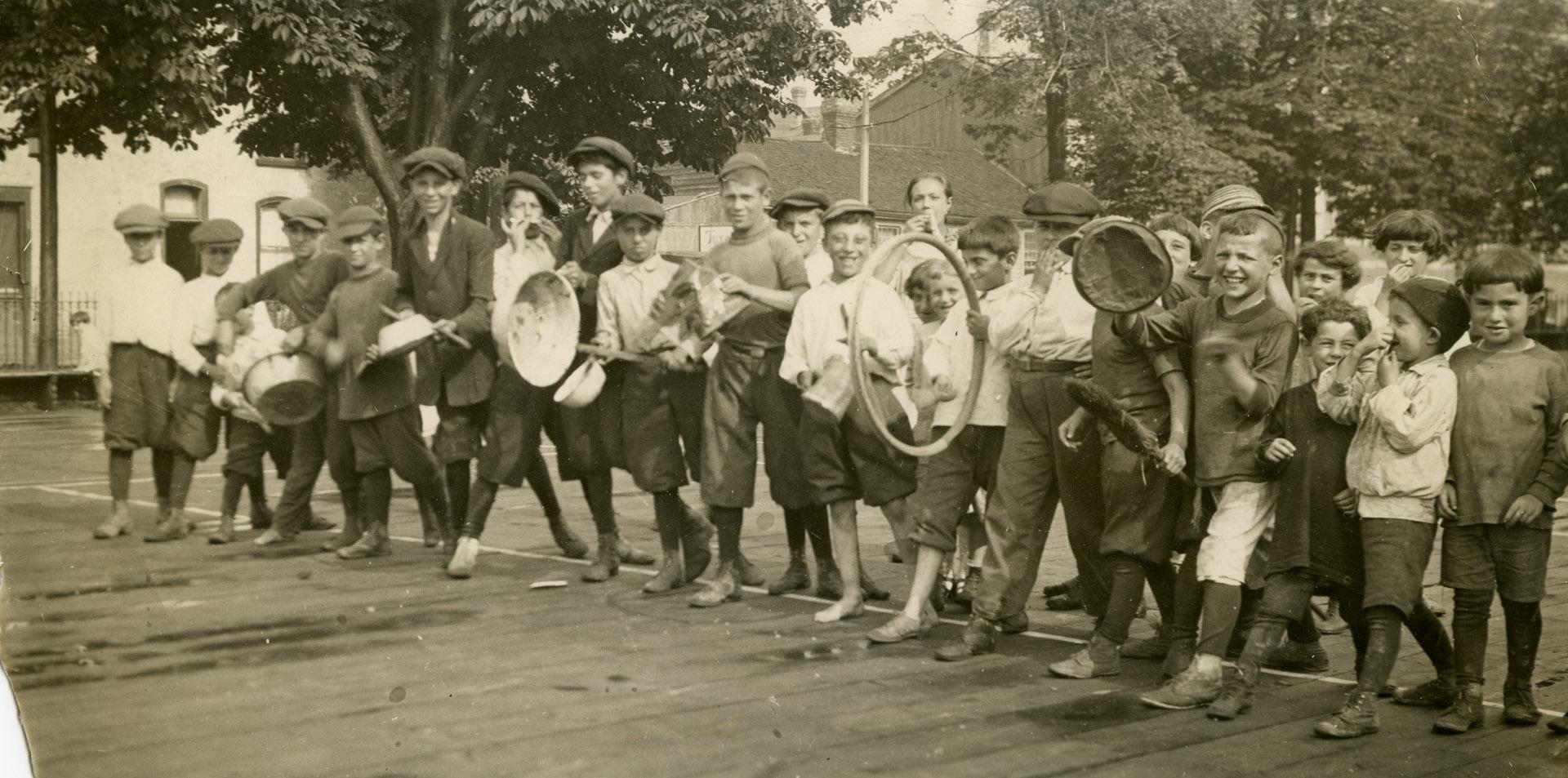 Elizabeth St. Playground, Elizabeth St., west side, at present Gerrard St. West (n. of Hester How Public School)