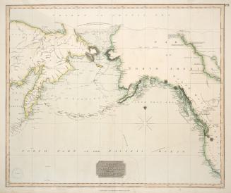 Chart of the northern passage between Asia & America