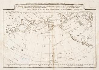 A map of the discoveries made by Capts. Cook & Clerke in the years 1778 & 1779 between the eastern coast of Asia and the western coast of North America, when they attempted to navigate the North Sea. Also Mr. Hearn's discoveries to the north westward of Hudson's Bay, in 1772