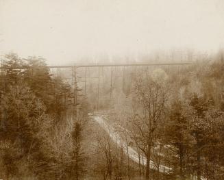 Image shows a side view of the bridge.