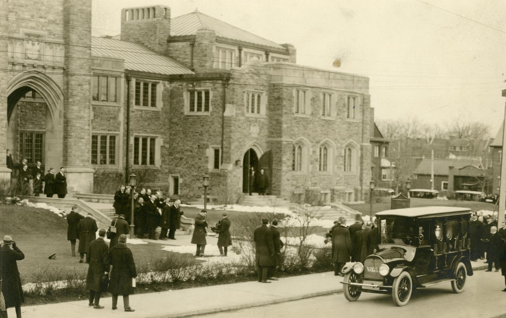 Eaton, Sir John Craig, funeral, at Timothy Eaton Memorial United Church