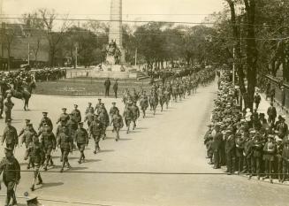 Victoria, Birthday, 1923, looking north on University Avenue from Queen Street West