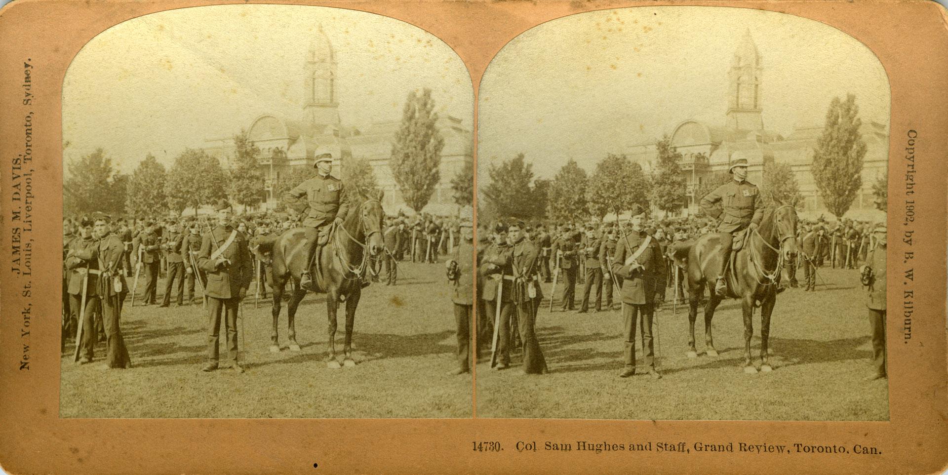 George V, visit to Toronto, 1901, Military review at C