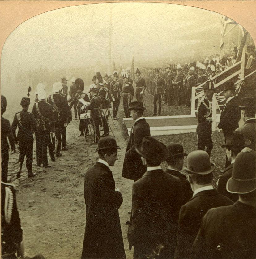 George V, visit to Toronto, 1901, Military review at C