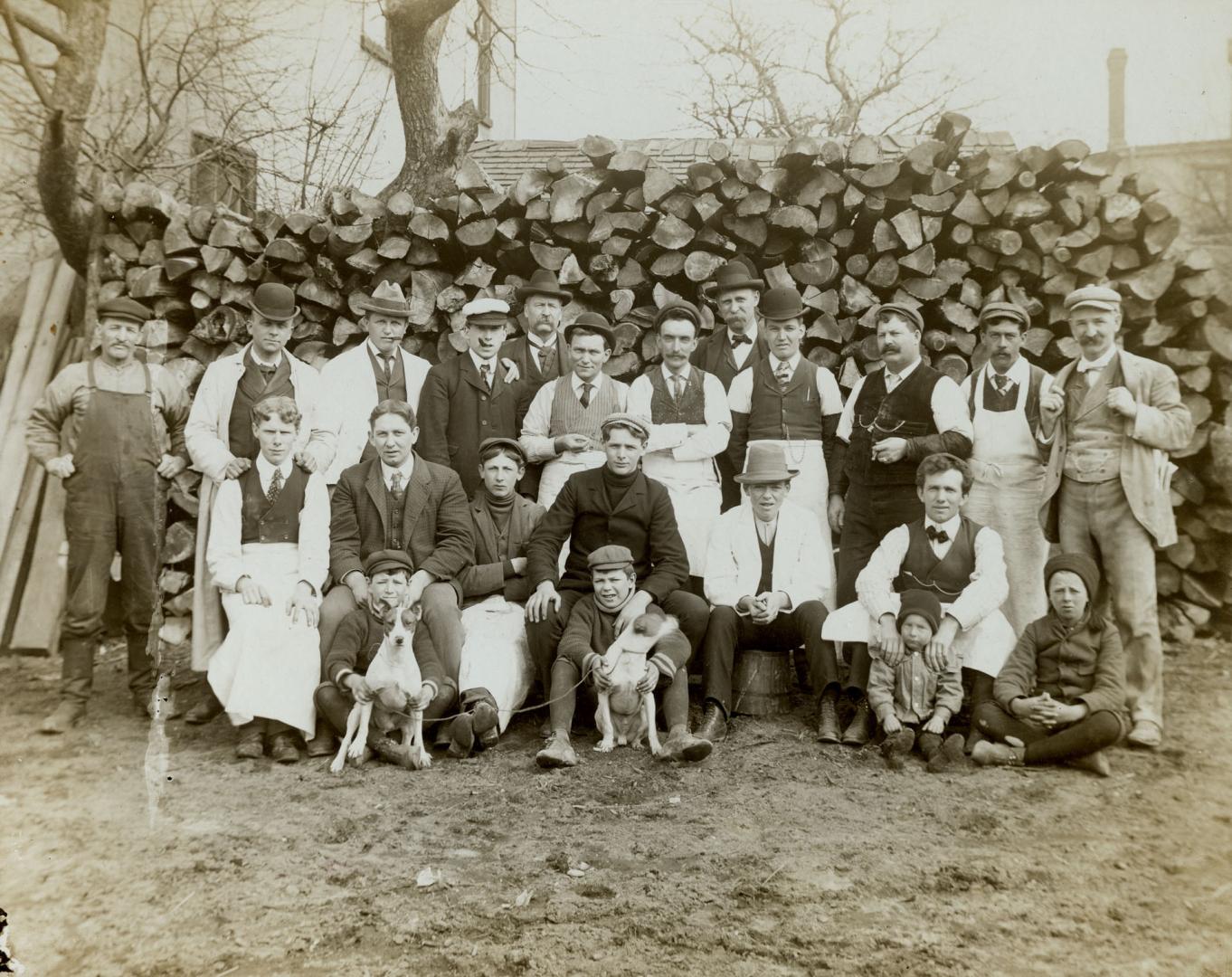 Drummond, David & Son, coal & wood yard, Danforth Avenue, north side, west of Dawes Road