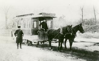 Toronto Street Railway Company, High Park line, at King & Queen streets