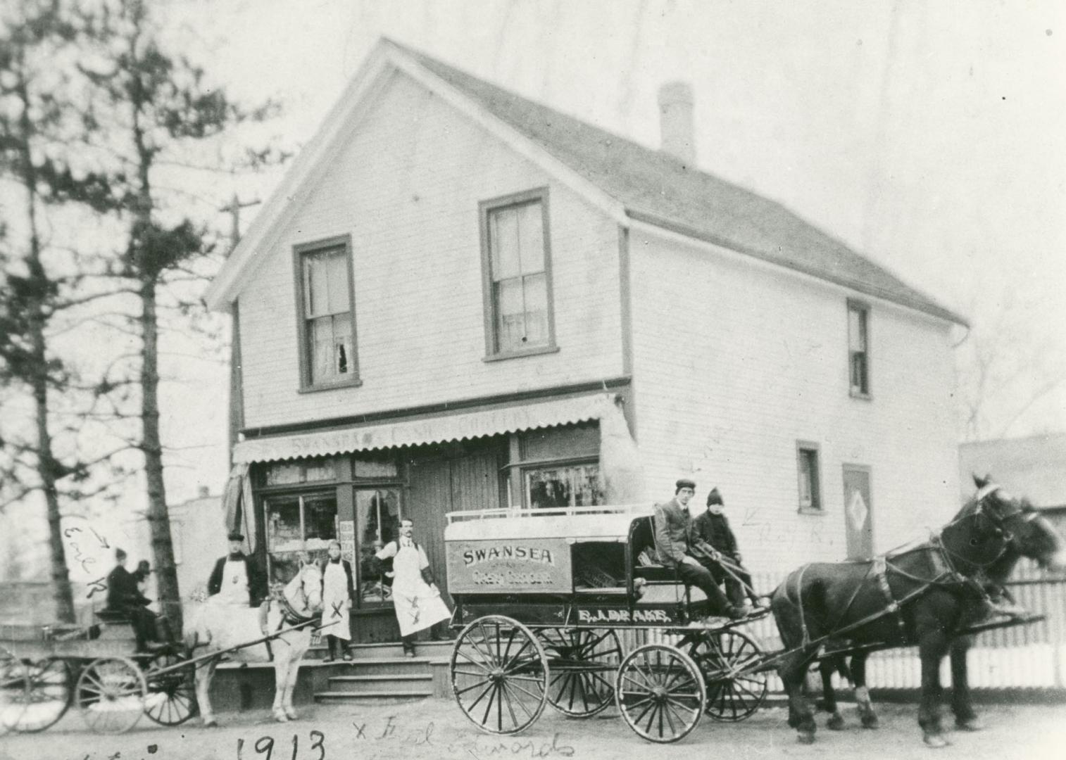 Swansea Cash Grocery, Lavinia Avenue, southeast corner Morningside Avenue