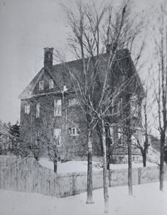 Wells, James F., house, Glencairn Avenue, north side, east of Duplex Avenue. Image shows a big …