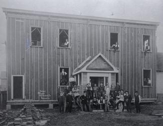 Rhodes Avenue Presbyterian (United) Church, Rhodes Avenue, northwest corner Gerrard Street East, Toronto, Ontario