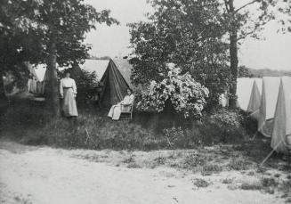 High Park Sanitarium, Gothic Avenue, west side, west of Quebec Avenue, tents used by some patients