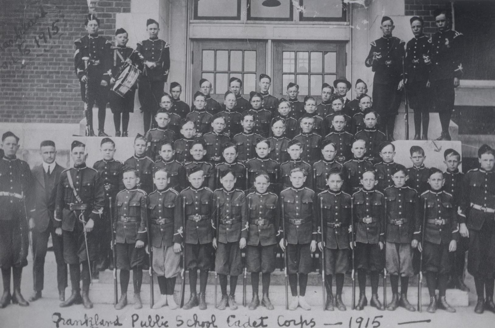 Frankland Public School, Logan Avenue, west side, south of Danforth Avenue