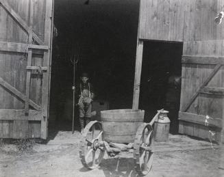 Playter, Richard, house, Playter Crescent, north side, at head of southern section of Playter Boulevard, milk shed