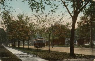 Spadina Avenue above College, Toronto, Ontario, Canada