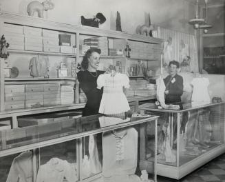 Teddy Shop, children's wear, Danforth Avenue, north side, between Chester & Arundel Aves