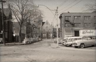 Russell St., looking west from Huron St