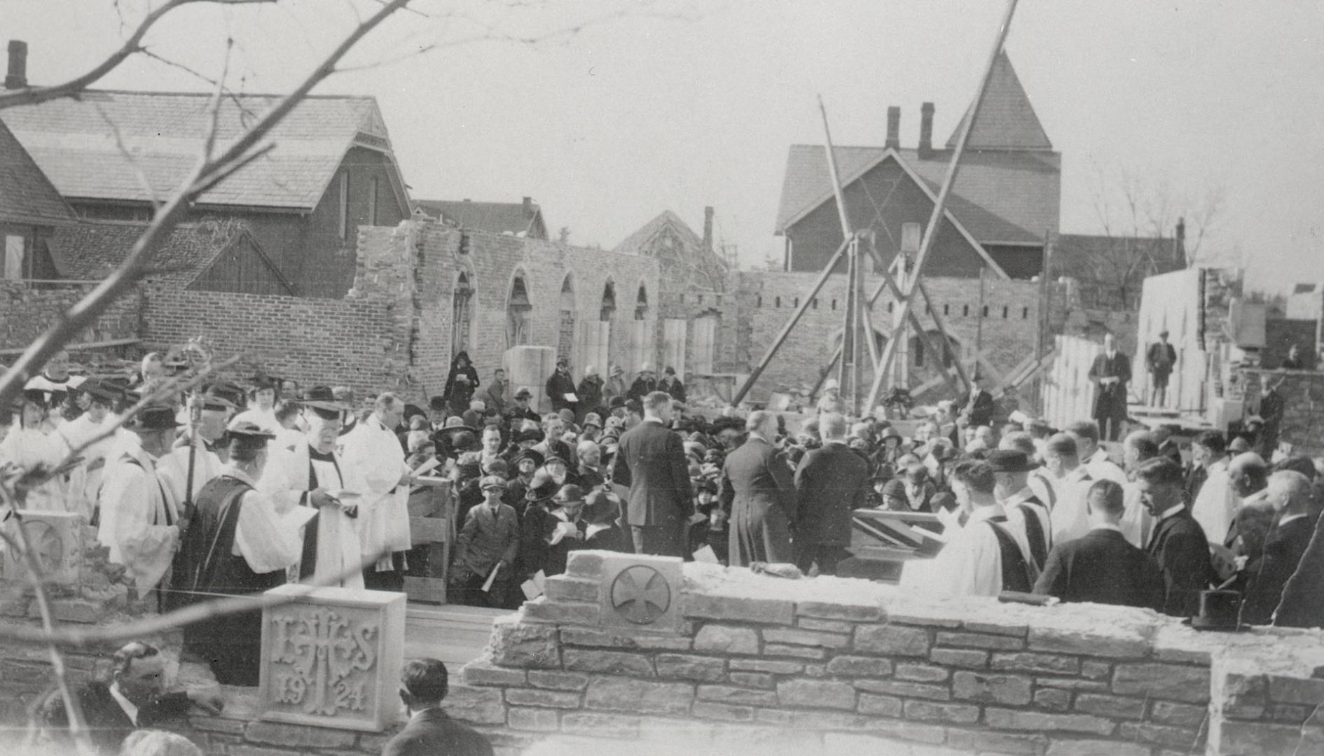 St. Clement's Anglican Church Eglinton (opened 1925?), Duplex Avenue, west side, between St. Cl…